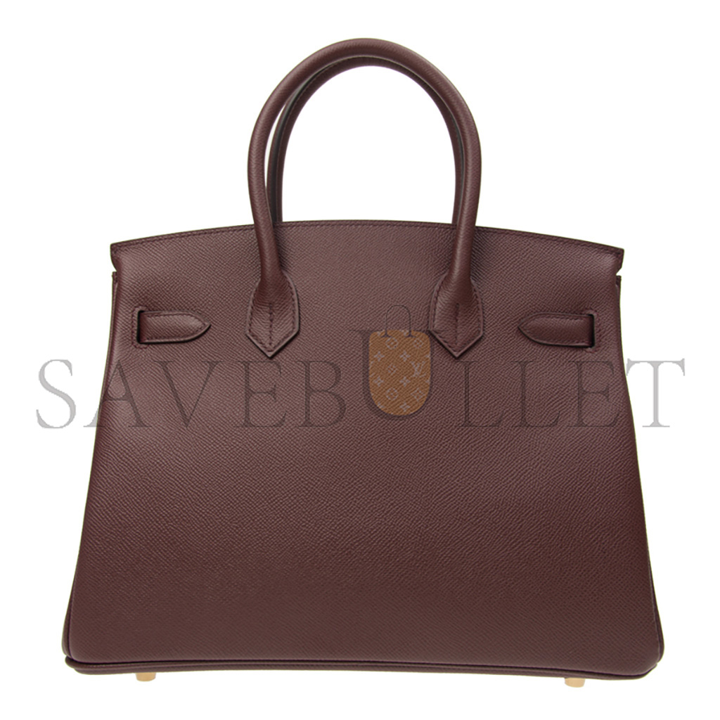 H**mes birkin 25 swift leather bordeaux gold buckle h049362ck20 (25*20*13cm)